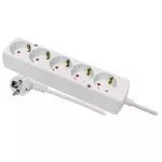 PS-570S/1,5/1,5 Przedłużacz stały z pięciokrotnym gniazdem wtyczkowym Uni-Schuko 5x2p+Z, 16A