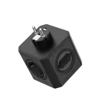 R-41S/USBA CZARNY Rozgałeźniki 2p+Z oraz 3x3p; 3xUSB-A Schuko ; KEL