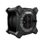 PB-PRO/K/S/20M/3X2,5/H07RN-F HAND Przedłużacz bębnowy kwadratowy linia HAND PRO; 4x2p+Z; IP44; 16A; H07NR-F; 3x2,5; 20m; SCHUKO; CZARNY