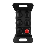 RO-2/P/USB/230V Rozdzielnica budowlana przenośna z wyłšcznikiem awaryjnym z zabezpieczeniem;H07RN-F;3x2,5;230V, 4x2p+z; 1xusb; dł. przewodu 2m
