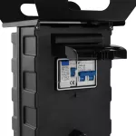 RO-2/P/USB/230V Rozdzielnica budowlana przenośna z wyłšcznikiem awaryjnym z zabezpieczeniem;H07RN-F;3x2,5;230V, 4x2p+z; 1xusb; dł. przewodu 2m