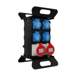 RO-3/P/USB/400V HAND Rozdzielnica budowlana przenośna siłowa z zabezpieczeniem;H07RN-F;5x2,5;400V, 2x4p+z;3x2p+z; 1xusb; dł. przewodu 2m