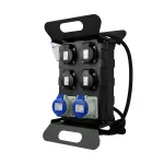 RO-4/P/CMP HAND Rozdzielnica budowlana przenośna camping z zabezpieczeniem;H07RN-F;3x2,5;2x4p+z;3x2p+z; 1xusb; dł. przewodu 1,5m