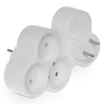 R-35 Rozgałęźnik potrójny 3x2P, 16A, 250V; biały