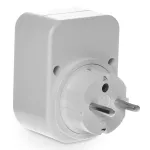 R-1USB Rozgałęźnik z uziemieniem; 1p+Z, 2xUSB 2.1A; biały