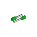 KI/T-1X2,5/19,2/50 GN Końcówka tulejkowa izolowana do przewodów 1x2,5mm2; DŁ TULEJKI 19,2mm Zielony 50 szt.