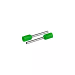 KI/T-1X0,5/18/20 GN Końcówka tulejkowa izolowana do przewodów 1x0,5mm2; DŁ TULEJKI 18mm Zielony 20 szt.
