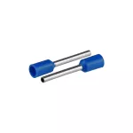 KI/T-1X0,75/18,4/20 BU Końcówka tulejkowa izolowana do przewodów 1x0,75mm2; DŁ TULEJKI 18,4mm Niebieski 20 szt.