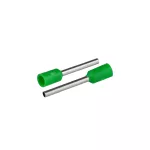 KI/T-1X0,75/18,4/20 GN Końcówka tulejkowa izolowana do przewodów 1x0,75mm2; DŁ TULEJKI 18,4mm Zielony 20 szt.