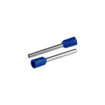KI/T-1X1,5/24,4/20 BU Końcówka tulejkowa izolowana do przewodów 1x1,5mm2; DŁ TULEJKI 24,4mm Niebieski 20 szt.
