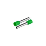 KI/T-1X4/25,5/20 GN Końcówka tulejkowa izolowana do przewodów 1x4mm2; DŁ TULEJKI 25,5mm Zielony 20 szt.