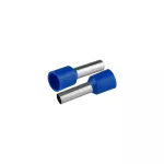 KI/T-1X6/20/20 BU Końcówka tulejkowa izolowana do przewodów 1x6mm2; DŁ TULEJKI 20mm Niebieski 20 szt.