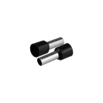 KI/T-1X10/21,5/20 BK Końcówka tulejkowa izolowana do przewodów 1x10mm2; DŁ TULEJKI 21,5mm Czarny 20 szt.