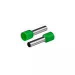 KI/T-1X10/27,5/20 GN Końcówka tulejkowa izolowana do przewodów 1x10mm2; DŁ TULEJKI 27,5mm Zielony 20 szt.