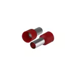 KI/T-1X16/22,2/20 RD Końcówka tulejkowa izolowana do przewodów 1x16mm2; DŁ TULEJKI 22,2mm Czerwony 20 szt.
