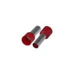 KI/T-1X16/28,2/20 RD Końcówka tulejkowa izolowana do przewodów 1x16mm2; DŁ TULEJKI 28,2mm Czerwony 20 szt.