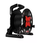 PB-EXT/25M/3X2,5/H07BQ-F Przedłużacz bębnowy EXTREME LINE; 4x2p+Z; IP44; 16A; H07BQ-F; 3x2,5; 25m; CZARNY