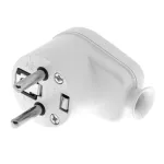 WT-16 Wtyczka rozbieralna, kątowa, 2p+Z, 16A, 250V; WT-16; biały