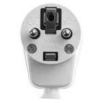 WT-16 Wtyczka rozbieralna, kątowa, 2p+Z, 16A, 250V; WT-16; biały