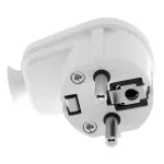 WT-16U Wtyczka rozbieralna, kątowa Uni-SCHUKO, 2p+Z; 16A, 250V; WT-16U; biały