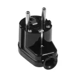 WT-16U Wtyczka rozbieralna, kątowa Uni-SCHUKO, 2p+Z; 16A, 250V; WT-16U; czarny