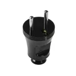 WT-30 Wtyczka rozbieralna, prosta 2p+Z, 16A, 250V; WT-30; czarny