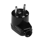 WT-16 Wtyczka rozbieralna, kątowa, 2p+Z, 16A, 250V; WT-16; czarny