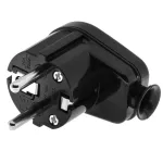 WT-16 Wtyczka rozbieralna, kątowa, 2p+Z, 16A, 250V; WT-16; czarny