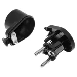 WT-16 Wtyczka rozbieralna, kątowa, 2p+Z, 16A, 250V; WT-16; czarny