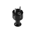 WT-40 Wtyczka rozbieralna, prosta Uni-SCHUKO, 2p+Z Schuko, 16A, 250V; WT-40; czarny