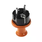 WT-40H Wtyczka rozbieralna, prosta Uni-SCHUKO 16A, 250V, hermetyczna; WT-40H; pomarańczowy