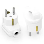 WT-16U/Z Wtyczka rozbieralna, kątowa Uni-SCHUKO, 2p+Z, 16A, 250V z uchem; WT-16U/Z; biały