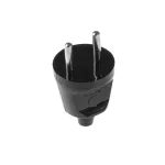 WT-20 Wtyczka rozbieralna, prosta 2p, 16A, 250V; WT-20; czarny
