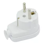 WT-16U/S Wtyczka rozbieralna, kątowa, podświetlana, Uni-SCHUKO, 2p+Z; 16A, 250V; WT-16U/S; biały