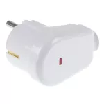 WT-16U/S Wtyczka rozbieralna, kątowa, podświetlana, Uni-SCHUKO, 2p+Z; 16A, 250V; WT-16U/S; biały