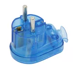 WT-16U/S-V Wtyczka rozbieralna, kątowa podświetlana Uni-SCHUKO "VIP" 2p+Z; 16A, ~250V; WT-16U/S-V; niebieska