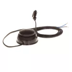 PWN-2/2X0,75/3,0 Przyłączacz z wtyczką płaską z wyłącznikiem nożnym do lamp, dwutorowy, 250V, 2,5A; 3m; czarny
