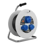 PB-PRO/3G/S/S/20M/3X1,5/H07RN-F H Przedłużącz bębnowy przemysłowy HAND PROFESSIONAL IP55; 20m; H07RN-F; 3x1,5mm; SCHUKO