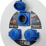 PB-PRO/3G//S/20M/3X1,5/H07RN-F HA Przedłużącz bębnowy przemysłowy HAND PROFESSIONAL IP55; 20m; H07RN-F; 3x1,5mm;