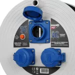 PB-PRO/3G/S/S/40M/3X2,5/H07RN-F H Przedłużącz bębnowy przemysłowy HAND PROFESSIONAL IP55; 40m; H07RN-F; 3x2,5mm; SCHUKO