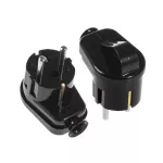 WT-16U/Z Wtyczka rozbieralna, kątowa Uni-SCHUKO, 2p+Z, 16A, 250V z uchem; WT-16U/Z; czarny