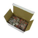 SZ-3D/100 Zestaw 100szt szybkozłączek z dźwigniami do wszystkich rodzajów przewodów: SZ-3D; 24A ; 450V;przewód elastyczny 0,2-1,5mm2,przewód sztywny 0,2-2,5mm2