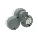 R-21WS/S/B Rozgałęźnik dwukrotny, 2x gniazda wtyczkowe z uziemieniem schuko, 1xgniazdo USB A, 1xgniazdo USB C