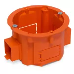 PK-60ŁM Puszka końcowa jednokrotna 60x45 p/t, szeregowa z wkrętami montażowymi; pomarańczowy
