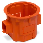 PK-60/60Ł Puszka końcowa jednokrotna 60x60 p/t, głęboka; szeregowa; pomarańczowy