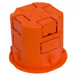 PK-60/60 Puszka końcowa jednokrotna 60x60 p/t; głęboka; pomarańczowy