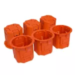 PK-60/60 Puszka końcowa jednokrotna 60x60 p/t; głęboka; pomarańczowy