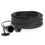 PJ-PRO/Z/40M/3X1/H05RR-F Przedłużacz jednogniazdowy warszatatowy PROFESSIONAL; IP44; 16A; H05RR-F; 3X1; 40m; czarny