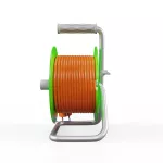 PB-ST/M/15M/3X1/H05VV-F Przedłużacz bębnowy STANDARD LINE; 4x2p+Z; IP20; 10A; H05VV-F; 3x1; 15m; pomarańczowy