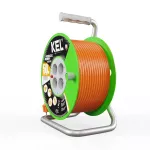 PB-ST/D/50M/3X1,5/H05VV-F Przedłużacz bębnowy STANDARD LINE; 4x2p+Z; IP20; 16A; H05VV-F; 3x1,5; 50m; pomarańczowy